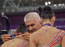 Bədii gimnastika çoxnövçülük üzrə qrup yarışları. Bakı, Azərbaycan, 17 iyun 2015